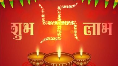 Vikram Samvat 2078 Start Date: Chopda Puja 2021 Significance in Bestu Varas, Gujarati New Year Wishes and Nutan Varshabhinandan Images for Family & Friends