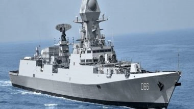 India News | Rajnath Singh to Commission INS Visakhapatnam into Indian Navy in Mumbai Today