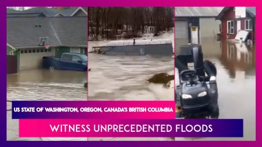 US State Of Washington, Oregon & Canada's British Columbia Witness Unprecedented Floods