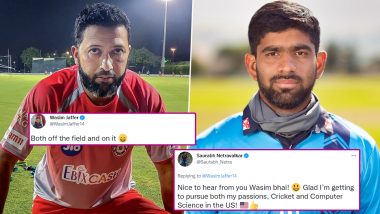 Wasim Jaffer Shares USA Cricket Team Captain Saurabh Netravalkar’s Picture in Response to Elon Musk’s Tweet, Cricketer Responds (See Posts)