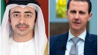World News | UAE Foreign Minister Meets Syrian President in Damascus