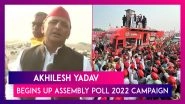 Akhilesh Yadav Begins UP Assembly Poll 2022 Campaign With 'Rath Yatra' From Ghazipur To Lucknow