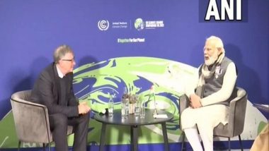 PM Narendra Modi, Bill Gates Discuss Sustainable Development on Sidelines of COP26 in Glasgow
