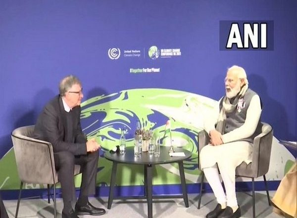 PM Narendra Modi, Bill Gates Discuss Sustainable Development on Sidelines of COP26 in Glasgow