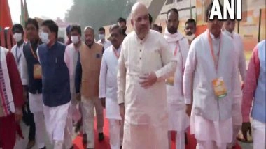India News | Rajnath, Shah, Other Union Ministers Arrive for BJP's National Executive Meeting
