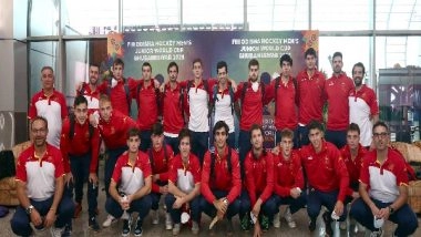 Sports News | Spain Hockey Team Arrives in Bhubaneswar for Junior World Cup