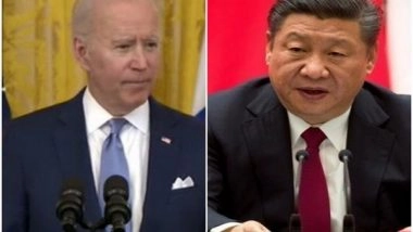 World News | Joe Biden, Xi Jinping to Hold Virtual Meeting Shortly Amid Economic, Military Tensions