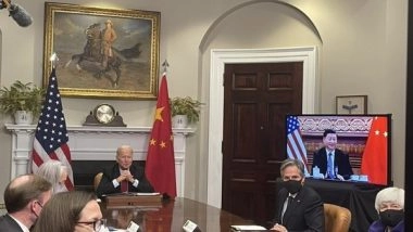 World News | Joe Biden, Xi Jinping's Virtual Meeting Kicks off