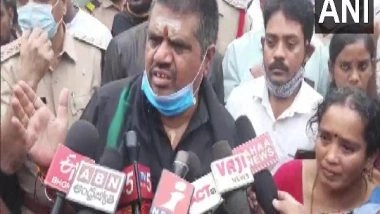India News | Kin Protest Outside Andhra Minister's House After Man Dies in Accident