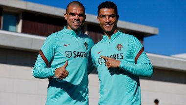 Cristiano Ronaldo All Set To Face Ireland in World Cup 2022 Qualifier, Shares Pictures of Training With Portugal (Check Post)