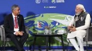 World News | PM Modi Holds Meeting with His Nepalese Counterpart Deuba in Glasgow; Discusses Climate, COVID-19