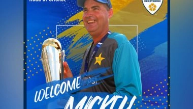 Sports News | Derbyshire Appoint Mickey Arthur as Head of Cricket