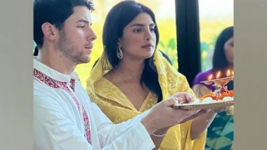 Entertainment News | Priyanka Chopra Performs Lakshmi Puja at LA Home, Fans Hail Her for Keeping Traditions Alive