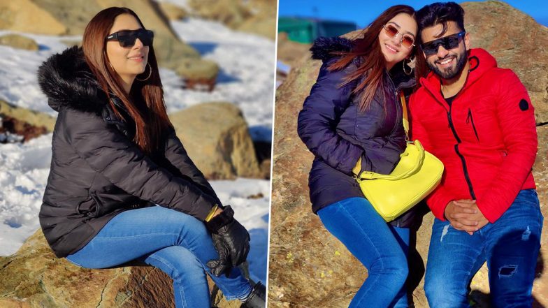 Disha Parmar Celebrates Her Birthday in Kashmir With Hubby Rahul Vaidya, Shares Pics From the Snowy Region!