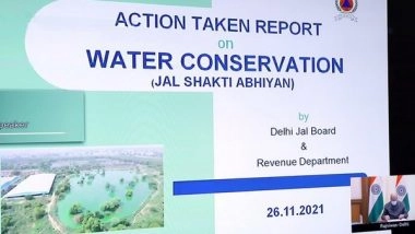 India News | Delhi LG Reviews Progress of Jal Shakti Abhiyan, Restoration and Rejuvenation of Water Bodies