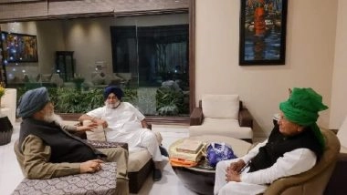 India News | Chautala Meets Parkash Singh Badal, Extends Diwali Greetings