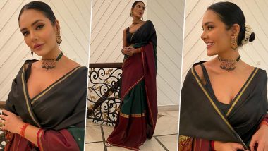 Esha Gupta Steals These Vintage Items From Her Mom’s Closet Right Before Diwali 2021, Looks Like A Total Patakha (View Pics)