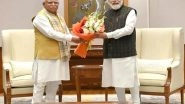 India News | Manohar Lal Khattar Meets PM Modi, Discusses Development Projects in Haryana