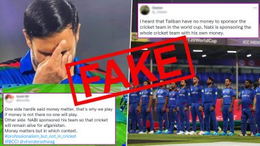 Did Mohammad Nabi Use His Money To Sponsor Afghanistan Cricket Team for T20 World Cup 2021 After Taliban Backed Out? Here’s the Fact Check