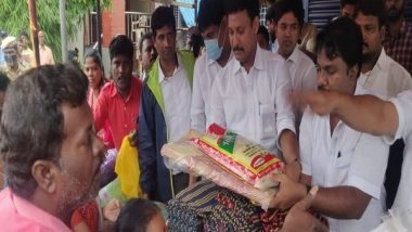 India News | DMK Celebrates Udayanidhi Stalin's Birthday by Distributing Relief Materials in Flood-affected Areas