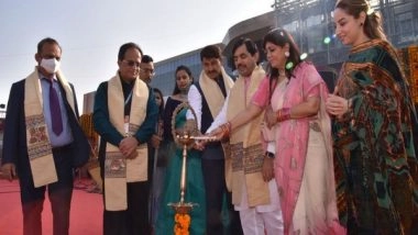 India News | Shahnawaz Hussain Inaugurates 'Bihar Pavilion' at Trade Fair, Says State Achieving New Heights Under Nitish Kumar's Leadership