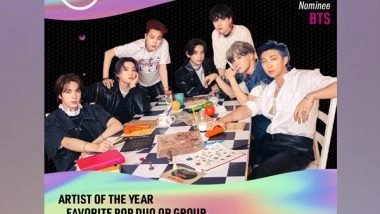 World News | BTS Nominated as AMA's Artist of the Year for First Time as Asian Artist
