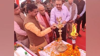 India News | Ganga Mashaal Begins Journey from Rishikesh and Haridwar, Will Sensitise Local People About the River