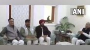 India News | Punjab CM Charanjit Singh Channi Meets Rajasthan CM Ashok Gehlot