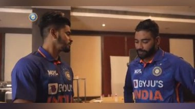 Sports News | BCCI Shares Video of Indian Players Having Fun at Team Hotel