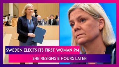 Sweden Elects Its First Woman Prime Minister Magdalena Andersson, She Resigns 8 Hours Later Over Budget Defeat
