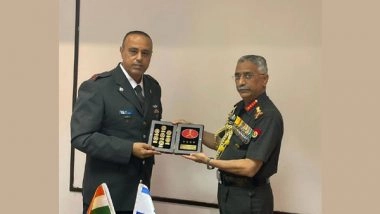 World News | Army Chief MM Naravane Discusses Bilateral Military Co-operation with Israeli Ground Forces Chief