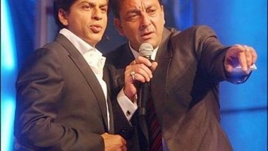 Entertainment News | Sanjay Dutt Sends Birthday Wishes to Shah Rukh Khan