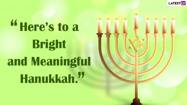 Happy Hanukkah 2021 Greetings: WhatsApp Messages, Hanukkah Sameach GIF Images, HD Wallpapers and SMS for the Jewish Festival
