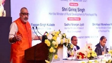 India News | Giriraj Singh Launches Unique Land Parcel Identification Numbers, Says It's Aadhaar of Lands