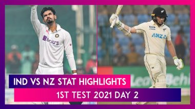 IND vs NZ Stat Highlights 1st Test 2021 Day 2: Tim Southee, Openers Put Kiwis on Top