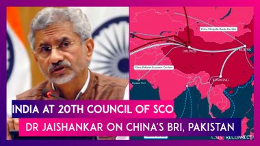 India At 20th Council Of SCO: Dr Jaishankar On China's BRI, Pakistan