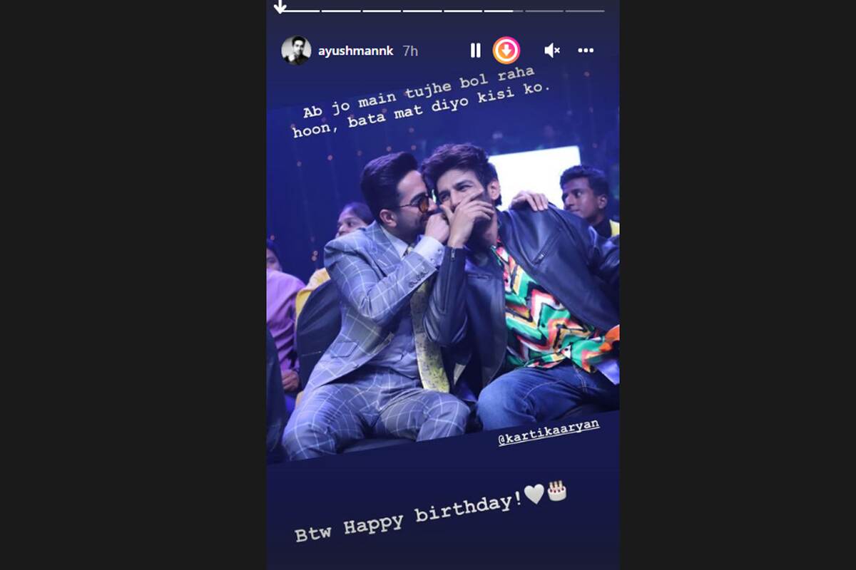 Kartik Aaryan Shares A Super Happy Birthday Selfie Receives Wishes From Ayushmann Khurrana