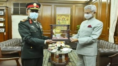 World News | S Jaishankar Meets Nepal Army Chief, Says His Visit Underlines Close Relations