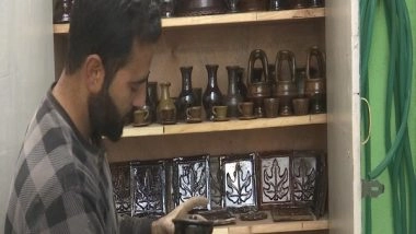 India News | J-K: Kashmiri Youth Working on Reviving Dying Art of Glazed Pottery in Valley