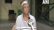 India News | Lalu Prasad Yadav Admitted to AIIMS: Sources