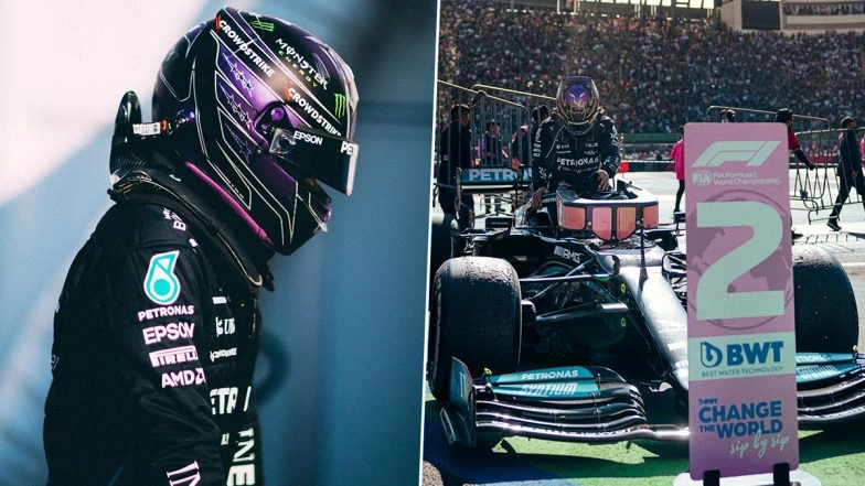 Lewis Hamilton Aims To ‘Keep On Fighting’ Following Defeat in Mexican Grand Prix 2021, Writes, ‘Push On, Still We Rise’ (See Post)