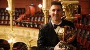 Barcelona Congratulates Former Captain Lionel Messi for Winning Seventh Ballon d&rsquo;Or Award, Catalan Giants Celebrate Pedri&rsquo;s Kopa Trophy 2021 Win