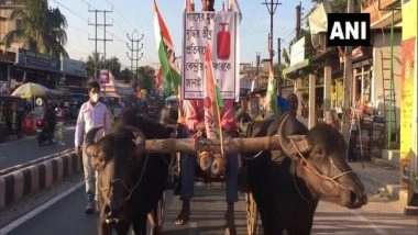 India News | Siliguri: TMC Protests over Fuel Price Hike