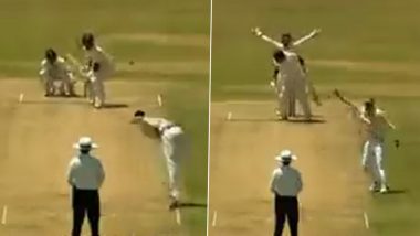 Rahul Chahar Throws Sunglasses in Anger After Umpire Turns Down LBW Appeal During South Africa A vs India A Unofficial Test Match (Watch Video)