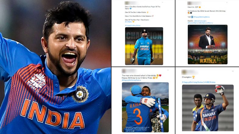 Fans Trend #HappyBirthdayRaina on Twitter Ahead of Former Indian Cricketer’s 35th Birthday (See Posts)