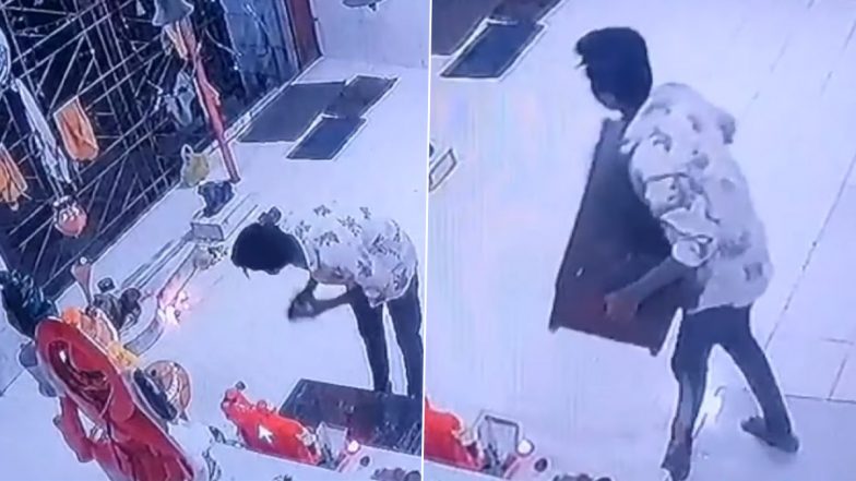 Maharashtra: Thief Prays to God Before Stealing Temple Cash Box In Thane; Incident Caught On CCTV
