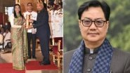 PV Sindhu Gifts Badminton Bat to Kiren Rijiju, Former Sports Minister Shares Video and Congratulates Shuttler for Winning Padma Bhushan (Check Post)