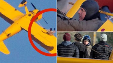 Mission-Impossible 8: Tom Cruise Hangs Upside Down From Airplane Wing While Filming for the Action Film! (View Pics)