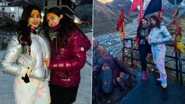 Janhvi Kapoor and Sara Ali Khan Are Absolute BFF Goals as They Offer Prayers at Kedarnath Temple Together