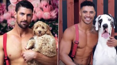 Australian Firefighters Calendar 2022 is Here With Sexy, Shirtless Heroes and Endearing Animals (Watch Hot Video)